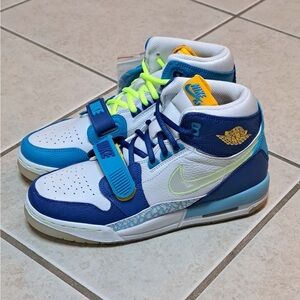 Jordan Legacy 312 (GS) “Just Fly” Blue Lagoon Royal - 6.5Y / Women's size 8